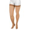 Juzo Basic 20-30 mmHg Open Toe Thigh High Compression Stockings with Silicone Border