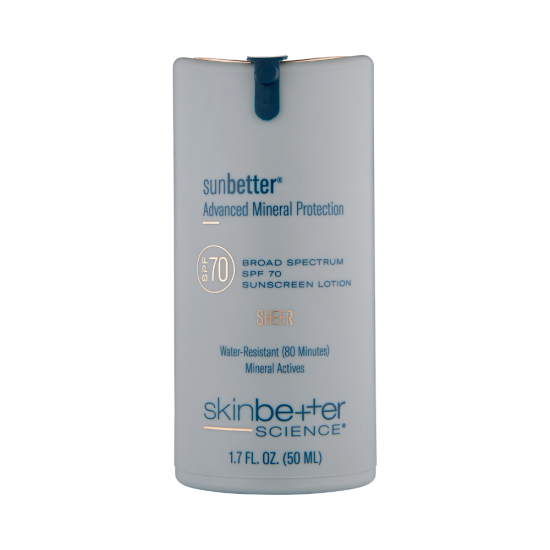 skinbetter science sunbetter SHEER SPF 70 Sunscreen Lotion 50 ml