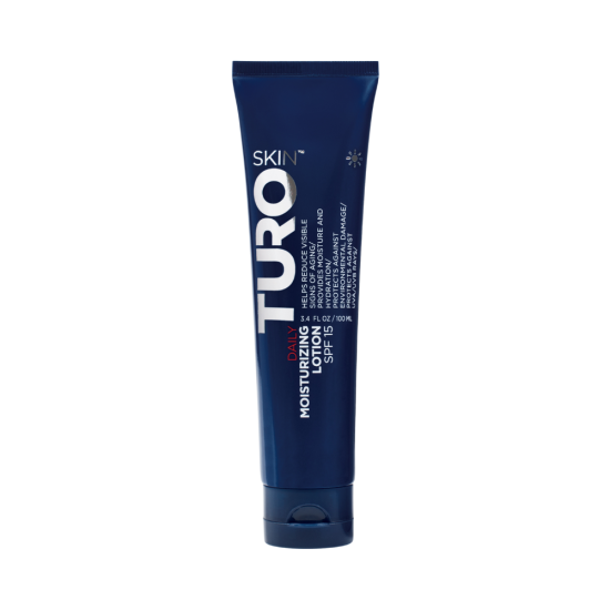 TuroSkin Daily Moisturizing Lotion + Sunscreen Broad Spectrum SPF 15