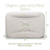 enVy™ SILK Covered Natural Latex Anti-Aging Pillow