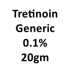 Tretinoin Generic 0.1%, 20gm