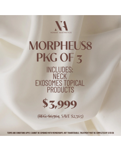 Morpheus8 pkg of 3 w Neck + Exosomes Topical + Products