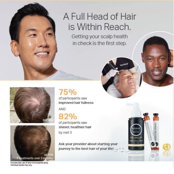 Keravive scalp treatment men