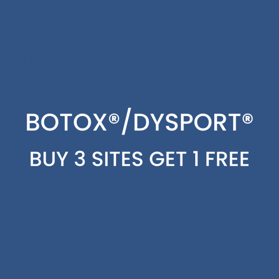 4 Sites of BOTOX®/Dysport®