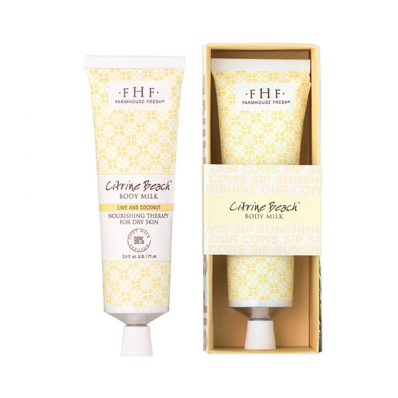 Citrine Beach® Body Milk Travel Lotion