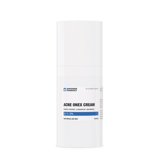 Acne Onex Cream (Benzoyl Peroxide / Clindamycin /
Niacinamide)
5/1/2%