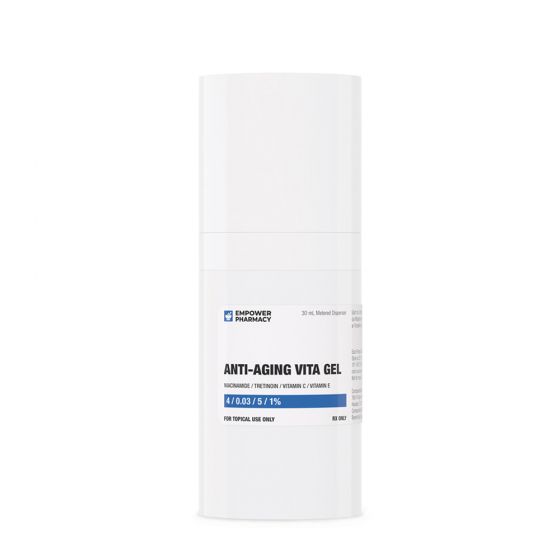 Anti-Aging Vita Gel (Niacinamide / Tretinoin / Vitamin
C / Vitamin E)
4/0.03/5/1%