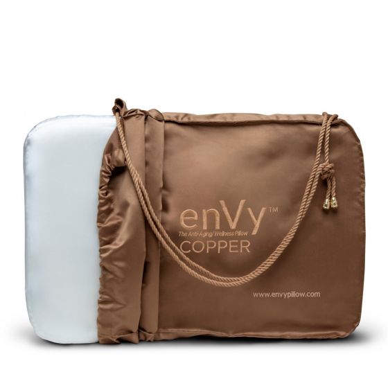 enVy™ COPPER powered Natural Latex Pillow (TENCEL™ Cover)