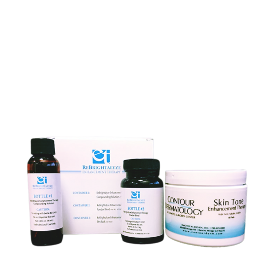 Contour Dermatology Even Skin Tone Enhancement Therapy Kit with Kojic Acid