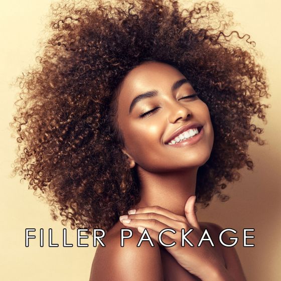 Juvederm, Radiesse, Restylane Filler Package