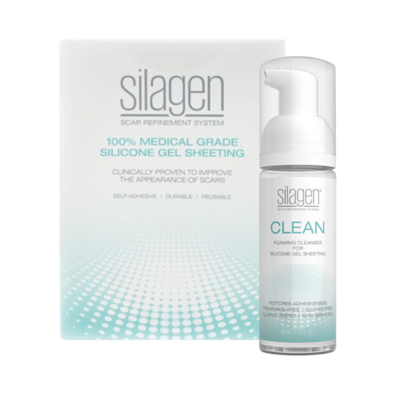 Silagen® Silicone Gel Sheeting and Foaming Cleanser