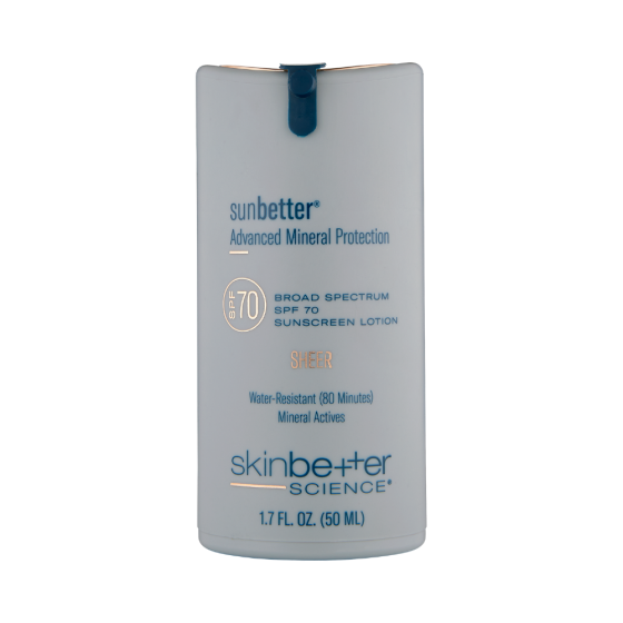 skinbetter science sunbetter SHEER SPF 70 Sunscreen Lotion 50 ml