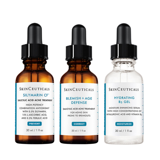 SkinCeuticals Silymarin CF, Blemish + Age Defense & Hydrating B5 Gel