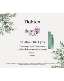 Tighten “All About the Eyes” Thermage Eyes with (plated) Exosome Eye Serum