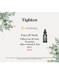 Tighten Ulthera Face & Neck with SkinCeuticals P-Tiox