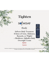 Tighten Body Sofwave with Skinbetter AlphaRet Body Overnight Cream