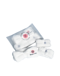 Bright Girl Terrycloth Bow Headband and Wristband Set