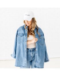 Fine Line Baseball Hat - Black