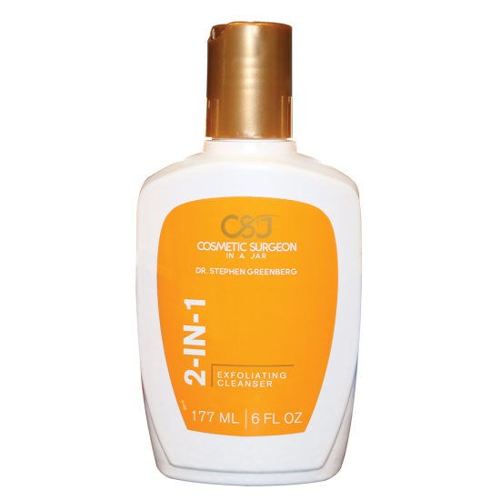 Cosmetic Surgeon in a Jar™ 2-IN-1 Exfoliating Cleanser