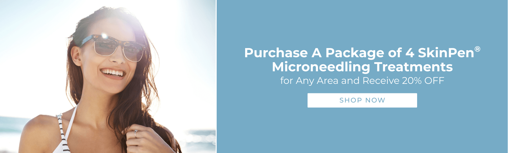 Purchase A Package of 4 SkinPen® Microneedling Treatments In any Area and Receive 20% OFF