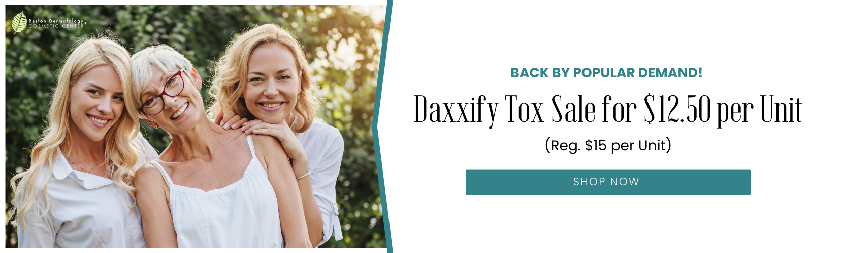 Daxxify Tox Sale for $12.50 per Unit (Reg. $15 per Unit)  