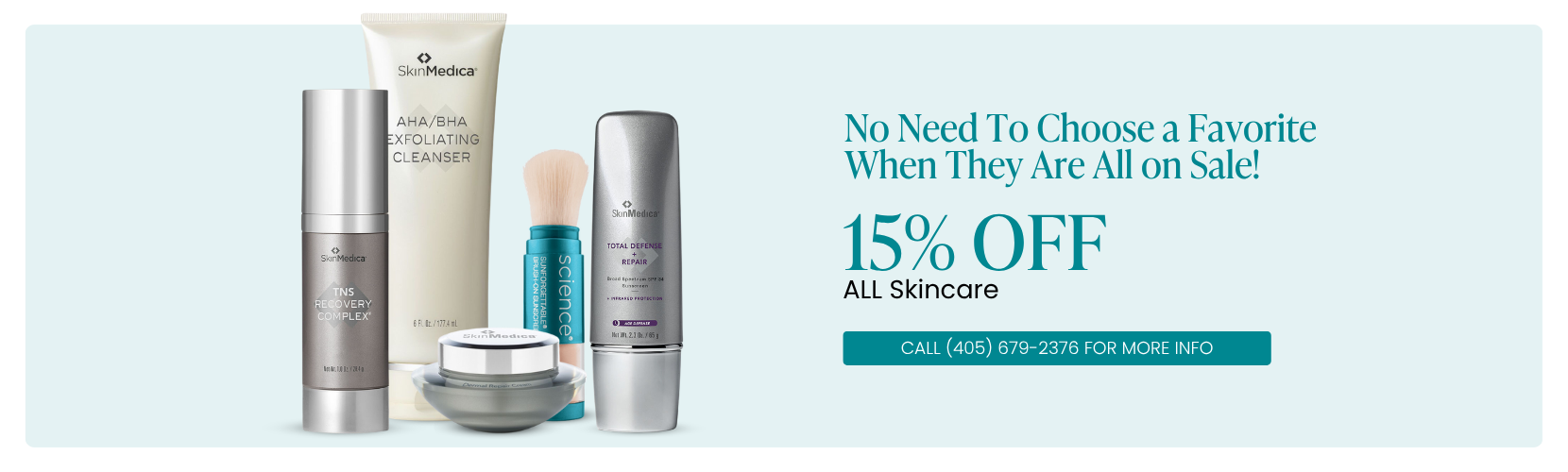 15% OFF ALL Skincare
