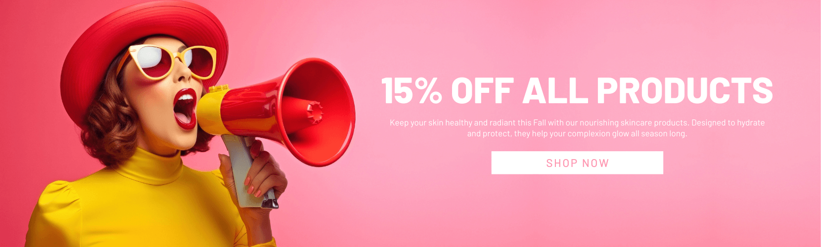 15% OFF All Products