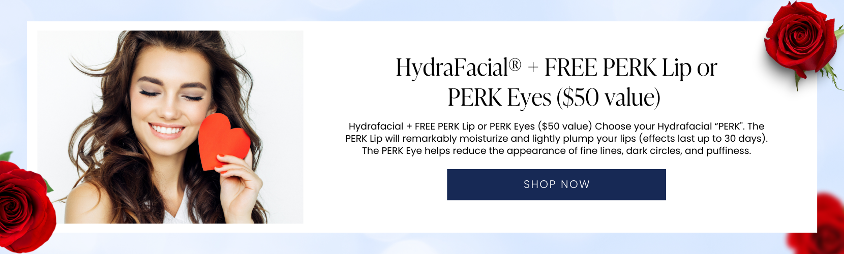 HydraFacial® + FREE PERK Lip or PERK Eyes ($50 value) 