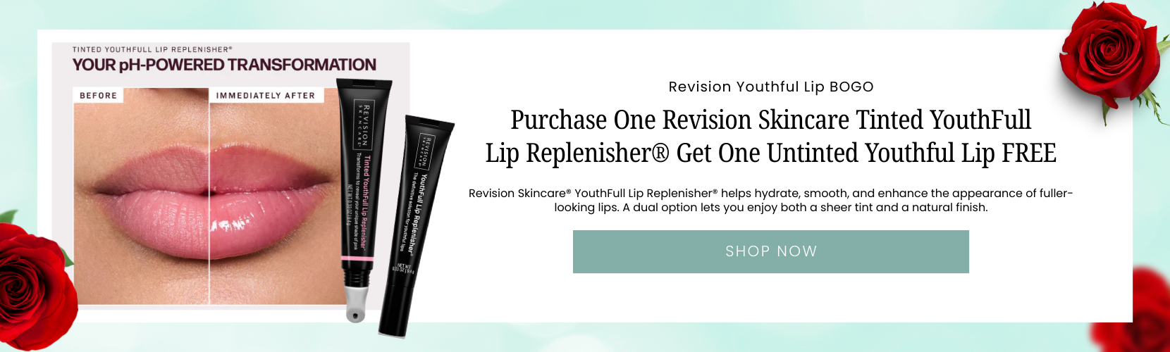 Purchase One Revision Skincare Tinted YouthFull Lip Replenisher® Get One Untinted Youthful Lip FREE
