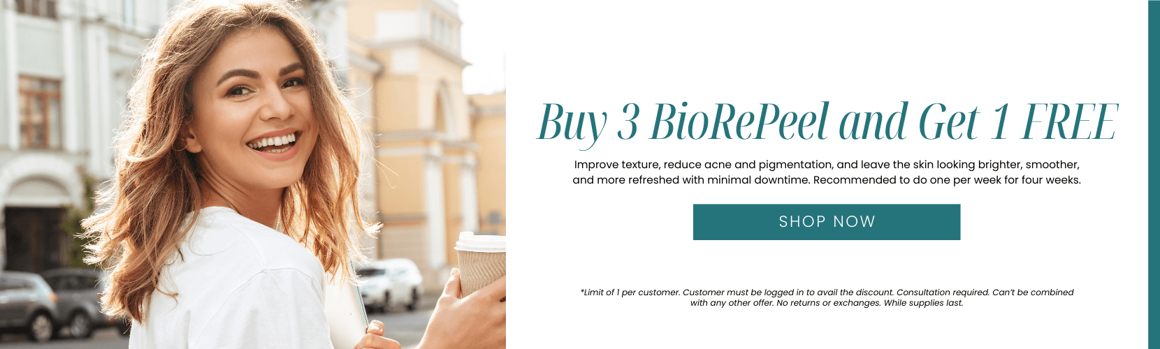 Buy 3 BioRePeel and Get 1 FREE