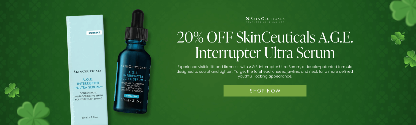 20% OFF SkinCeuticals A.G.E. Interrupter Ultra Serum