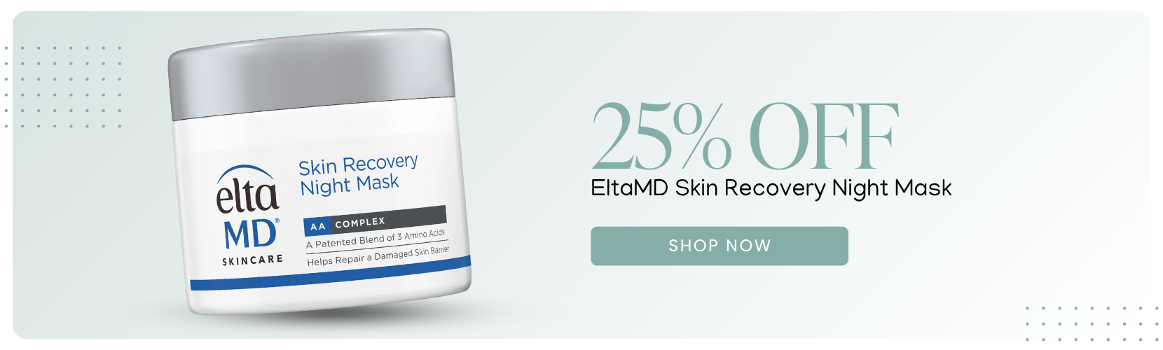25% OFF EltaMD Skin Recovery Night Mask