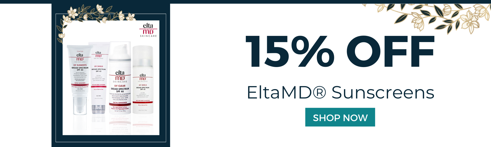 15% OFF EltaMD® Sunscreens