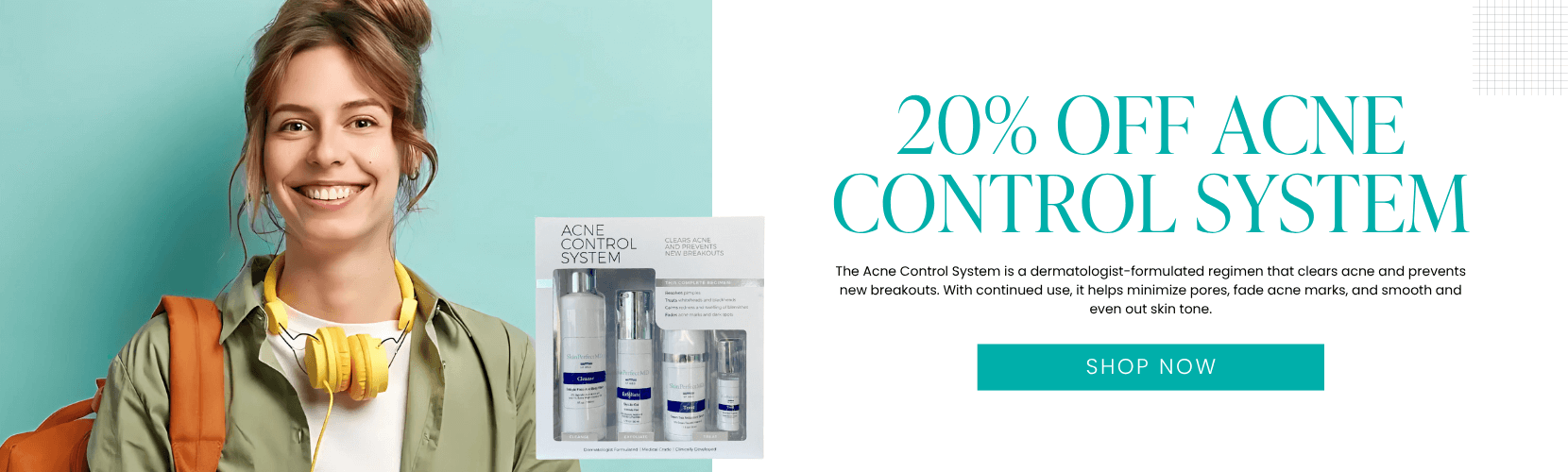 20% OFF Acne Control System 