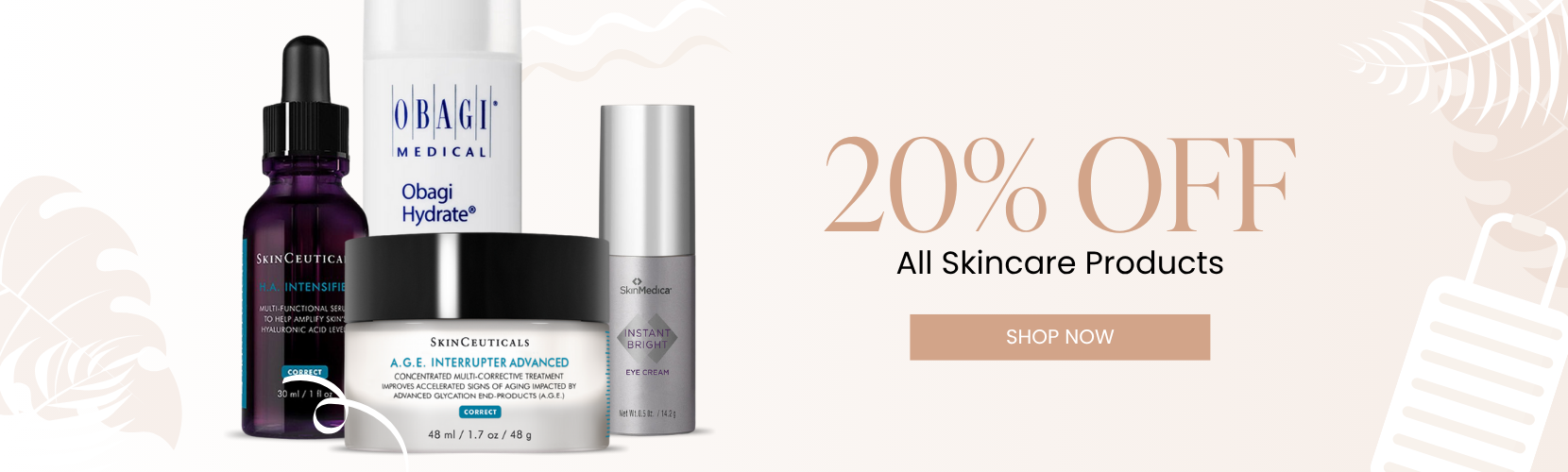 20% OFF All Skincare Products