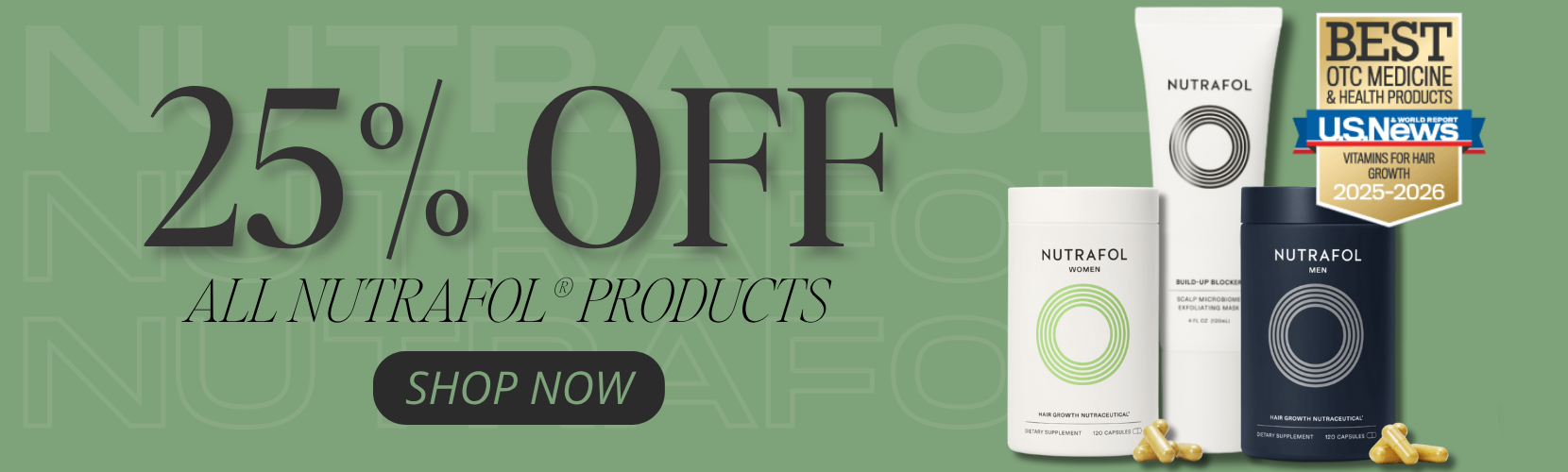Nutrafol: 25% OFF