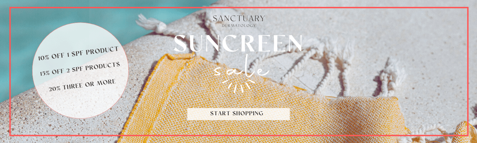 10% OFF 1 SPF Product 15% OFF 2 SPF Products 20% OFF 3 or More SPF products