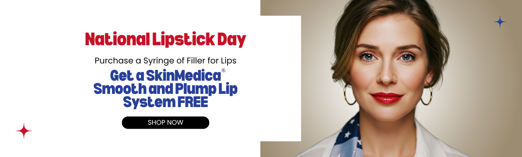 Purchase a Syringe of Filler for Lips Get a SkinMedica® Smooth and Plump Lip System FREE