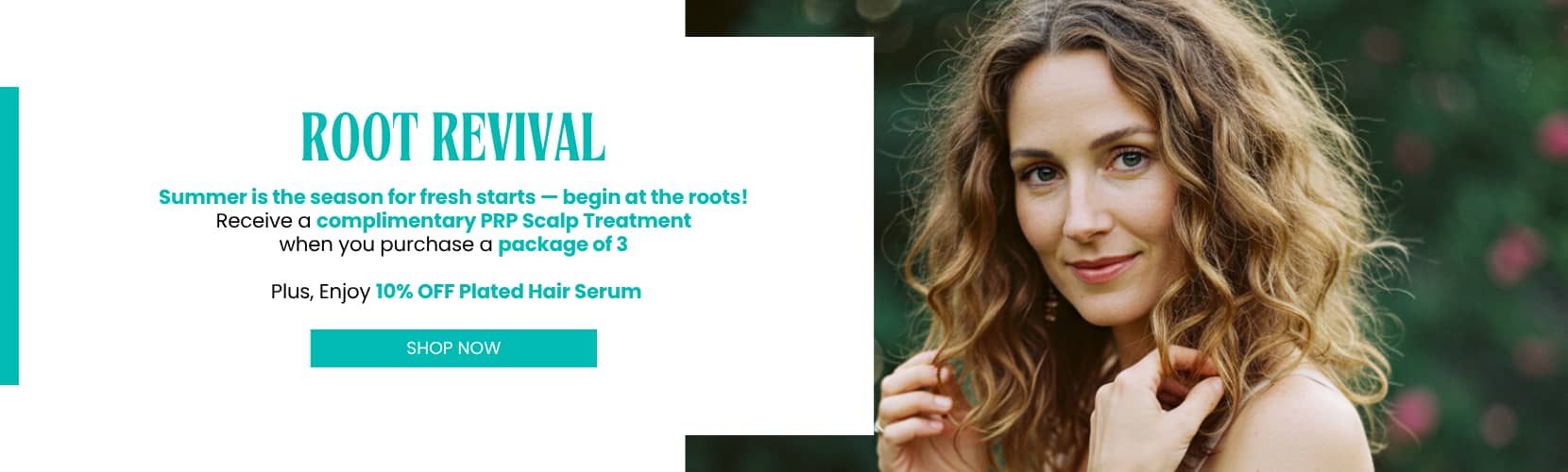 Receive a complimentary PRP Scalp Treatment when you purchase a package of 3