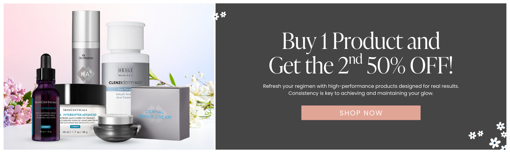 Buy 1 Product and Get the 2nd 50% OFF!