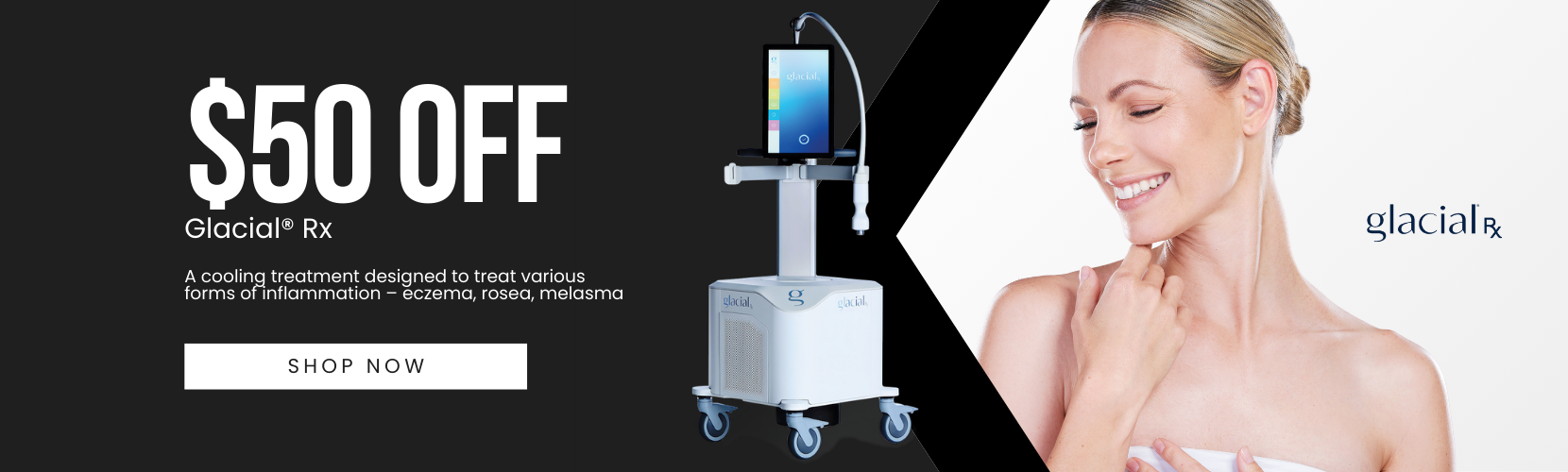 $50 OFF Glacial® Rx