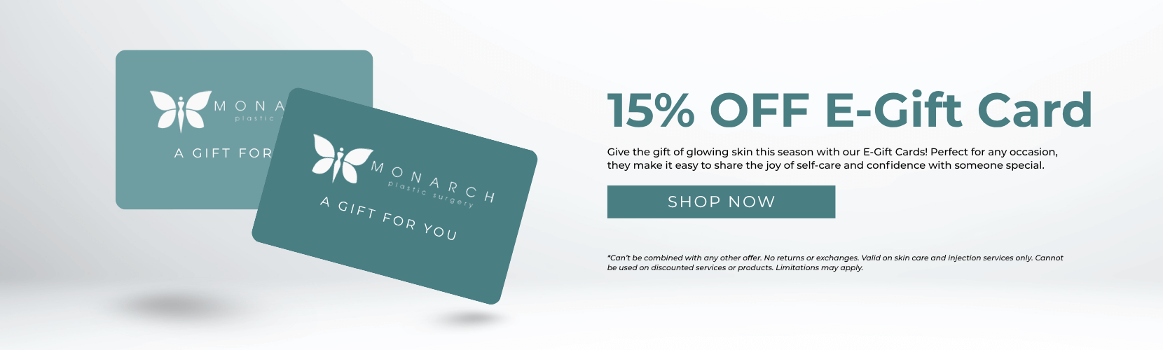 15% OFF E-Gift Card