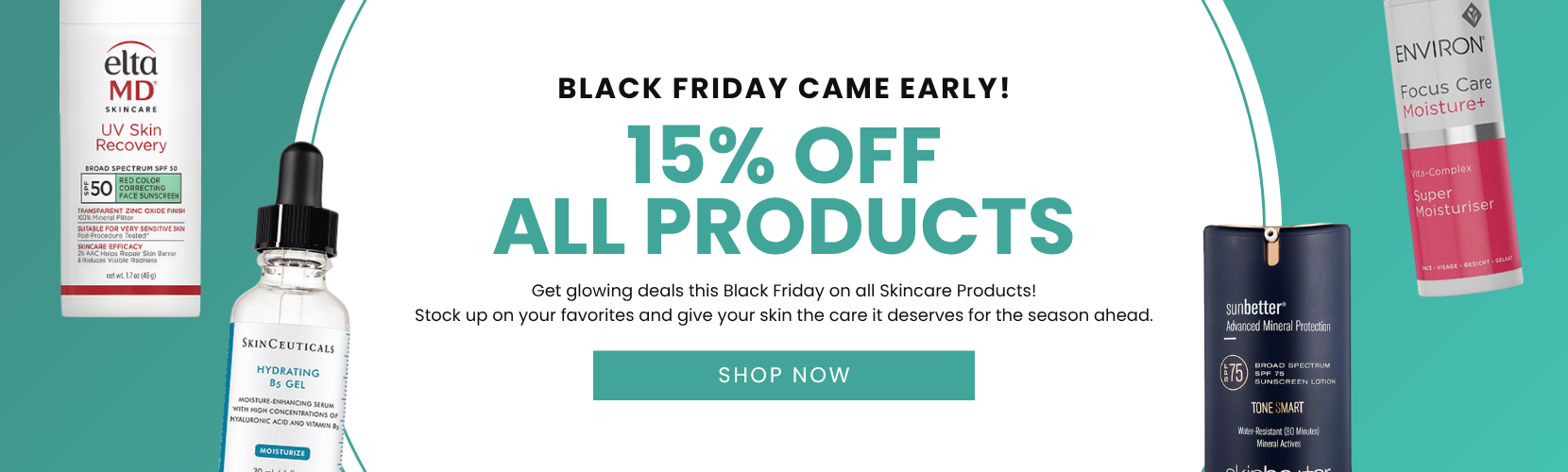 15% OFF All Products
