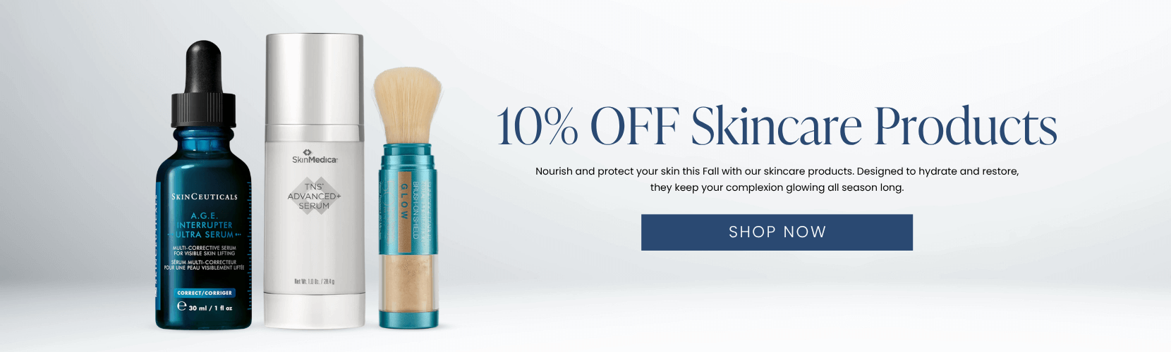10% OFF Skincare Products