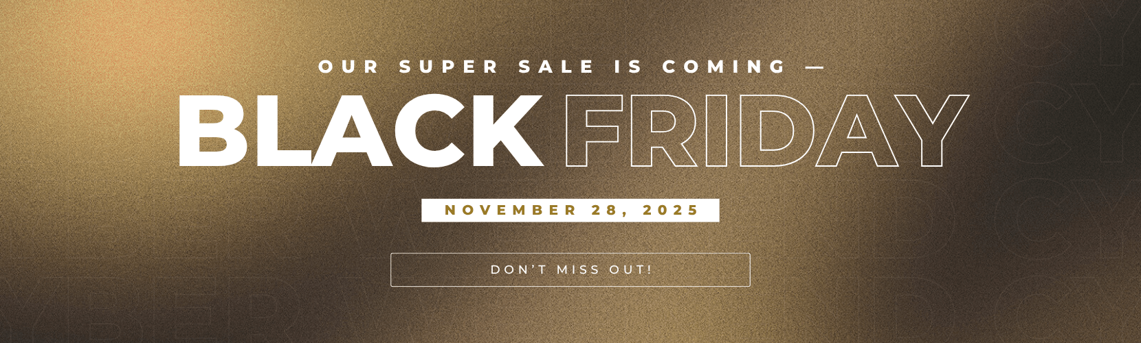 Black Friday Sale is Coming!