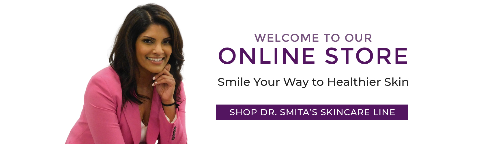 Welcome banner